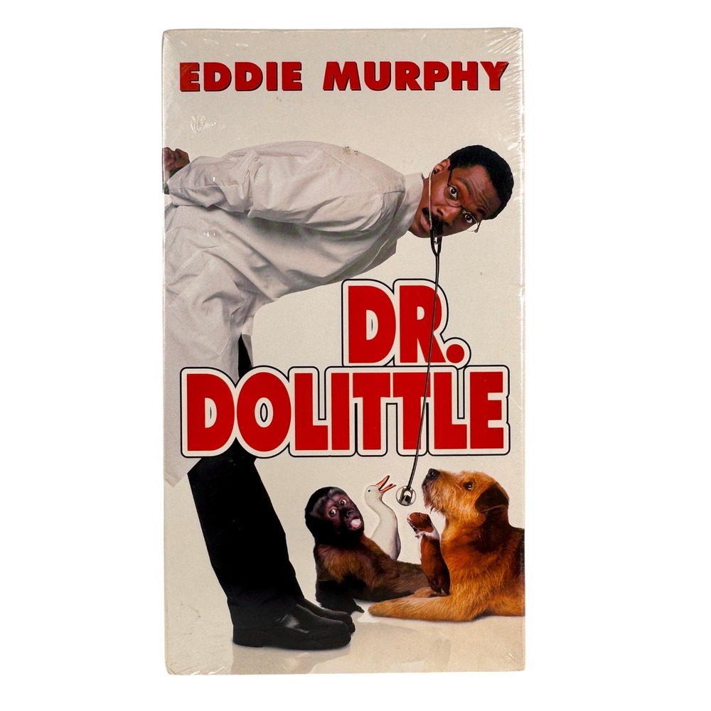 Dr Dolittle VHS 1998 Eddie Murphy Factory Sealed New 20th Century Fox Comedy